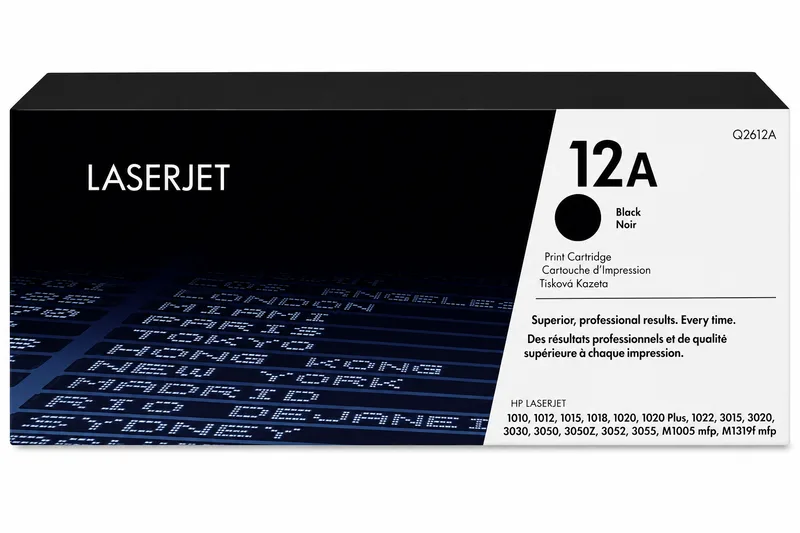 HP 12A Compatible Black Toner Cartridge