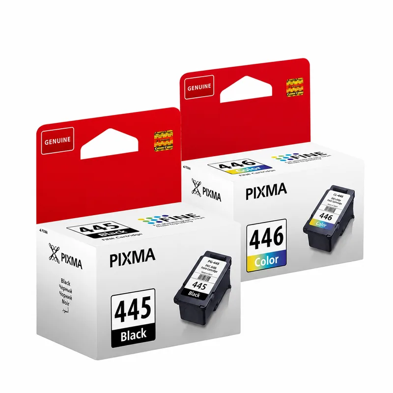 طقم خراطيش حبر Canon PG-445 أسود و CL-446 ملون متوافق