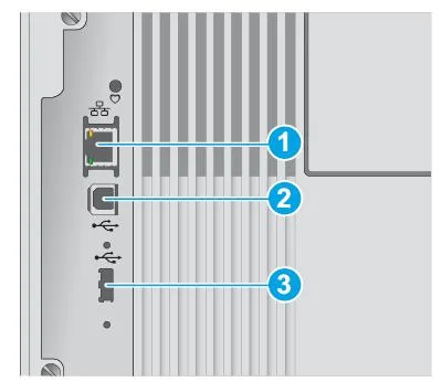 طابعة HP LaserJet Managed E50145dn ليزر أبيض وأسود