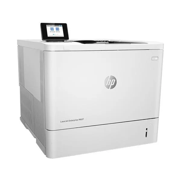 طابعة HP LaserJet Enterprise M607dn ليزر أبيض وأسود
