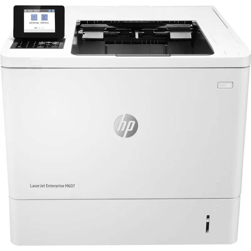طابعة HP LaserJet Enterprise M607dn ليزر أبيض وأسود