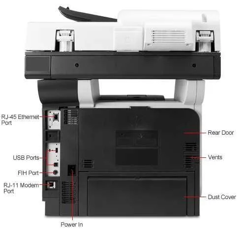 طابعة متعددة الوظائف HP LaserJet Enterprise 500 MFP M525