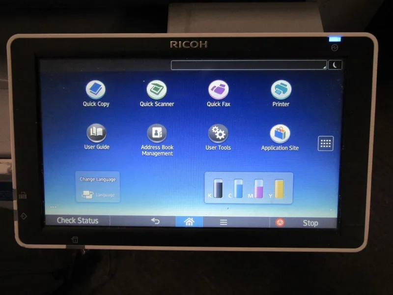ماكينة تصوير ريكو MP C307 ليزر ألوان متعددة الوظائف