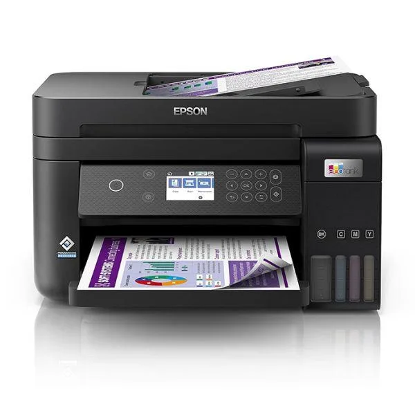 طابعة Epson EcoTank L6270 لاسلكية ألوان متعددة الوظائف