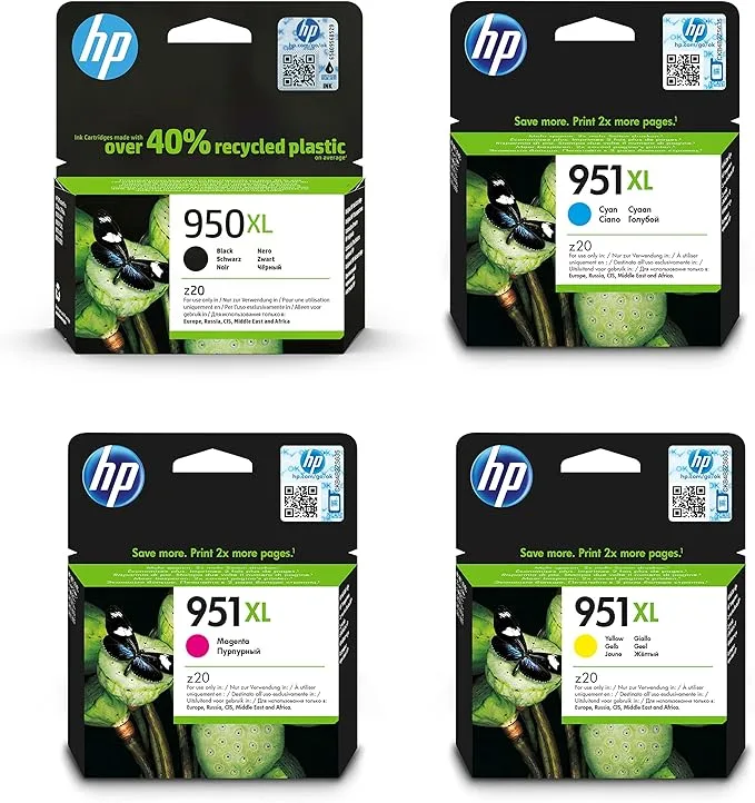 طقم حبر طابعة HP 950XL / 951XL الأصلي