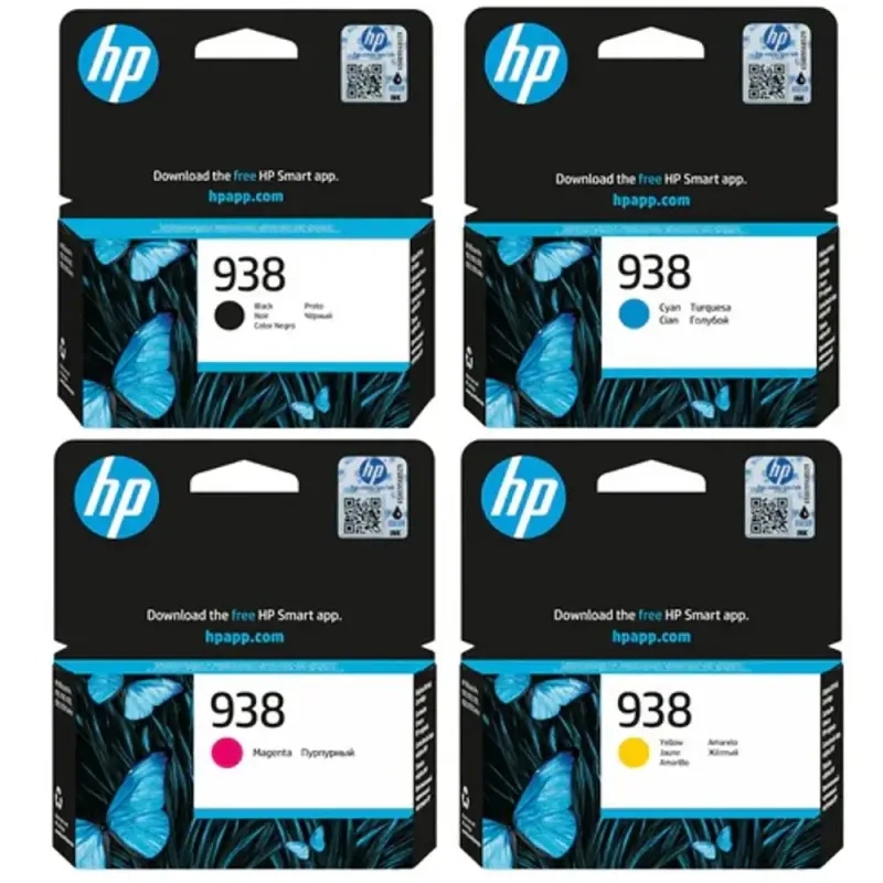 طقم حبر طابعة HP 938 XL الأصلي
