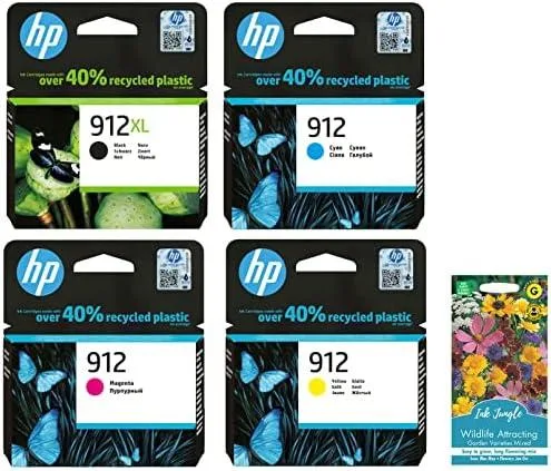 طقم حبر طابعة HP 912 XL الأصلي