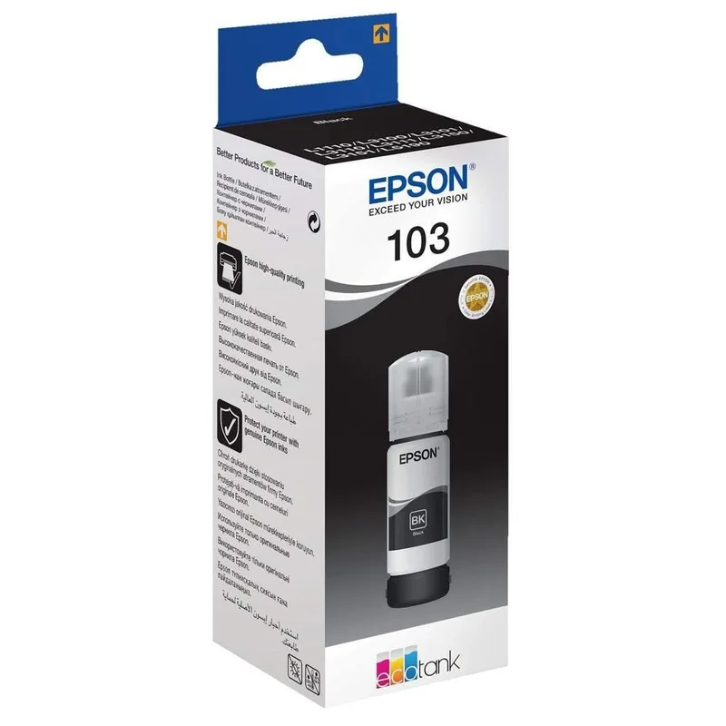 Epson 103 EcoTank Black 65ml Original Ink Bottle
