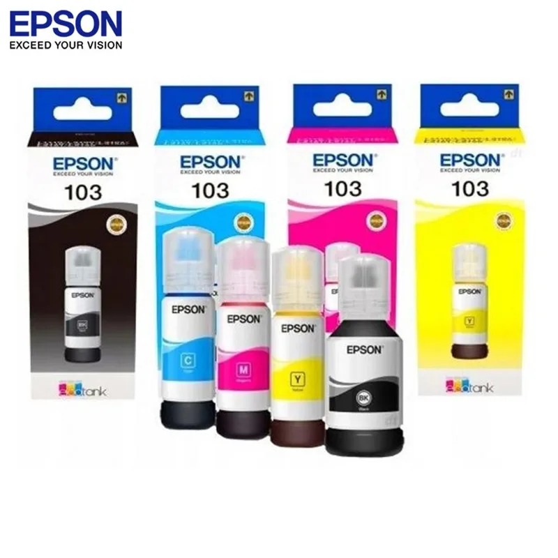 Epson 103 EcoTank Original 4 Color Ink Bottle Set