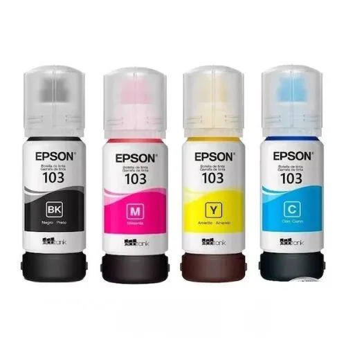 Epson 103 EcoTank Original 4 Color Ink Bottle Set