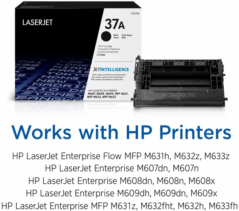 خرطوشة حبر أسود HP 37A (CF237A)